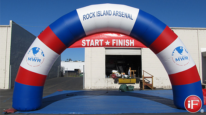 inflatable finish line arch rental