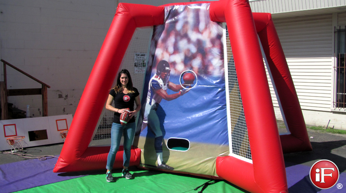 inflatable interactive game
