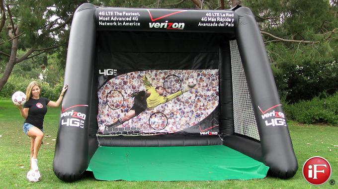 5 in 1 sports interactive inflatable game