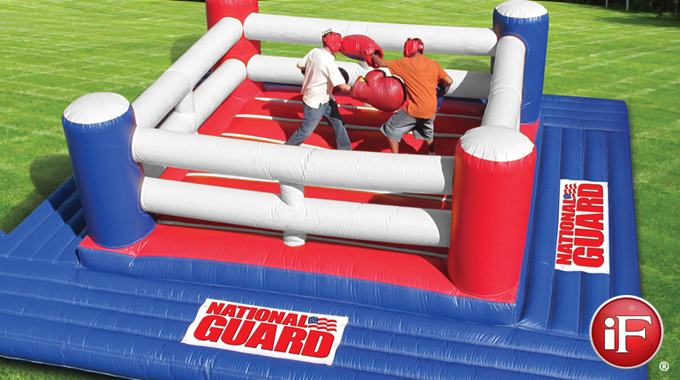 Inflatable Giant Boxing Ring, Custom Interactive Inflatable Game