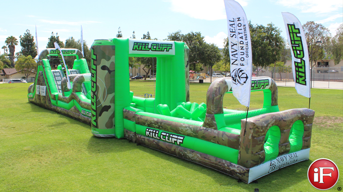 inflatable obstacle course, military inflatable obstacle course, inflatable games, 