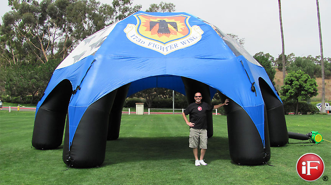 inflatable spider tent, inflatable tent, inflatable dome, inflatable hospitality tent, custom inflatable tent