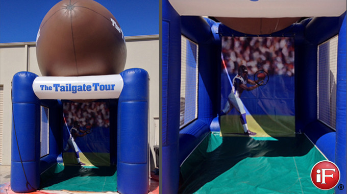 Inflatable Sports Game, Custom Football Inflatables, Interactive ...
